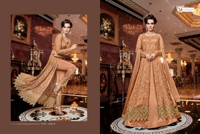 Swagat Violet 6308 Hit Design Heavy Look Embroidered Salwar Suits